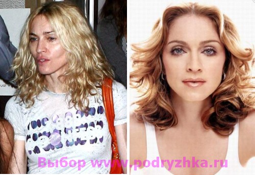 Мадонна без макияжа