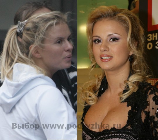 Анна Семенович без макияжа